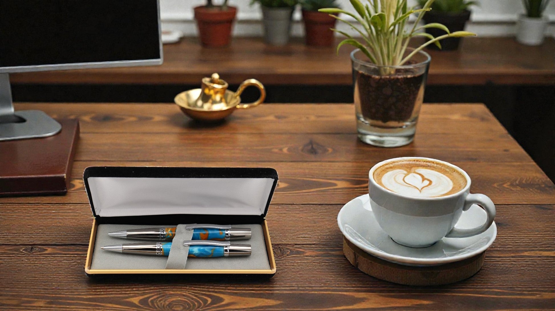 Pen & Pencil Set - Majestic - Barrier Reef Acrylic