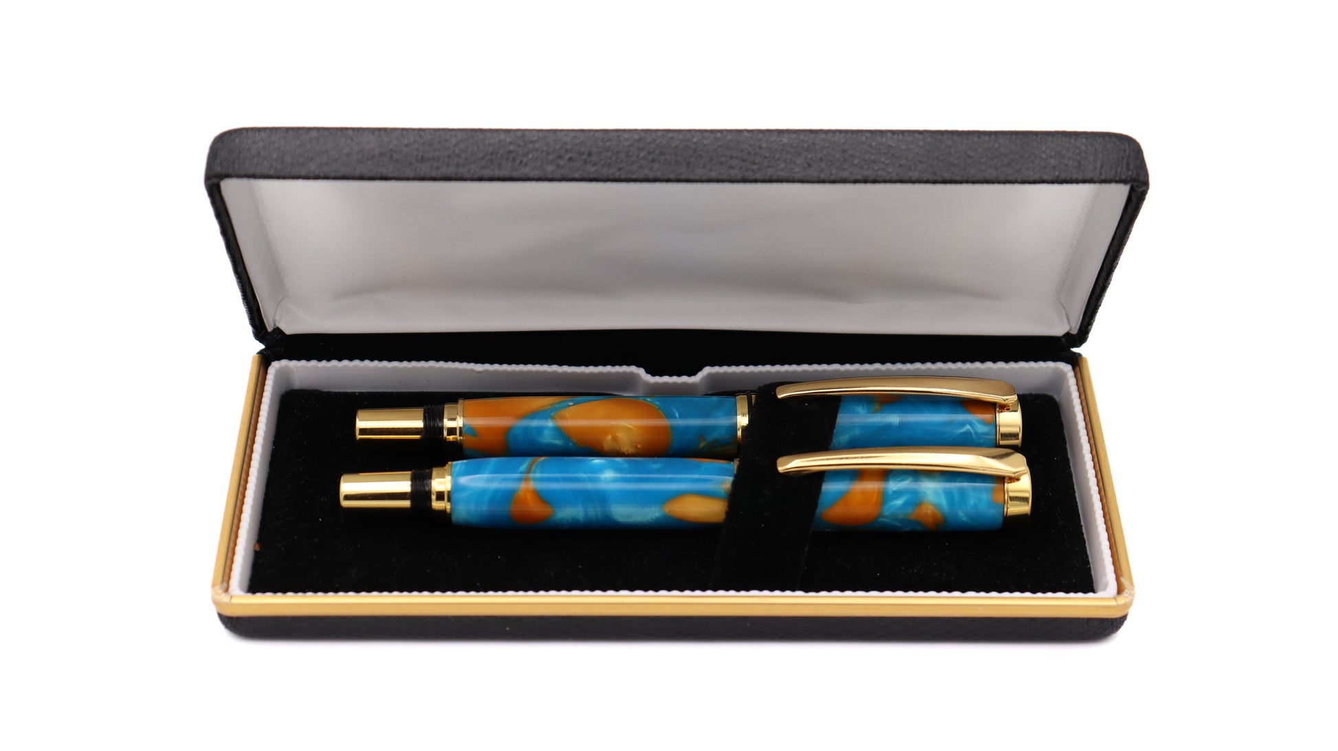 Majestic Pen & Pencil Set - Barrier Reef Acrylic