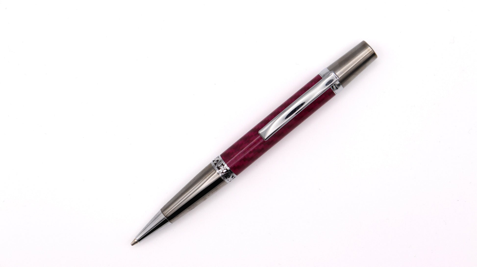 Majestic Pen & Pencil Set - Red Carbon Fibre