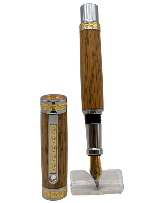 Regal Fountain Pen - Jack Daniels Oak Barrel