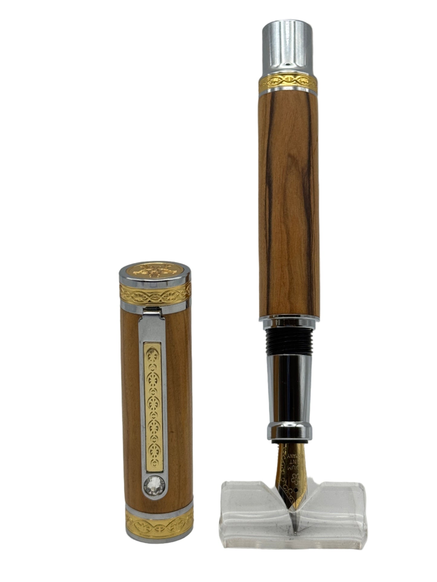 Regal Fountain Pen & Rollerball Set - Olivewood
