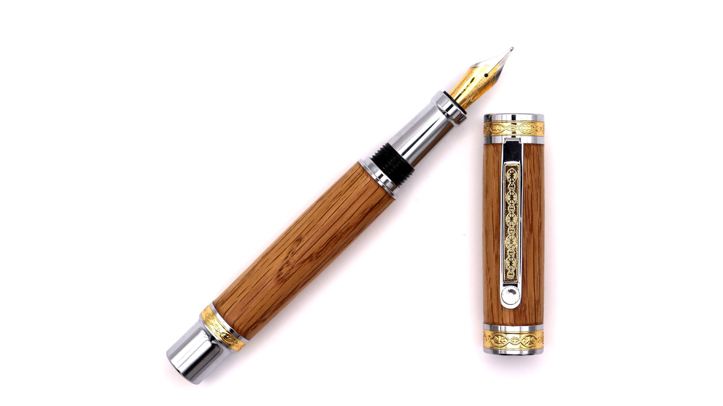 Regal Fountain Pen - Jack Daniels Oak Barrel