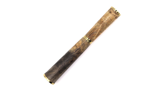 Ridge ballpoint pen in buckeye burl