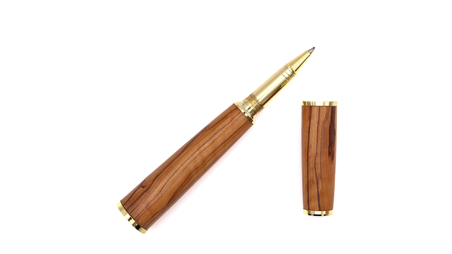 Ridge Ballpoint Pen - Olivewood