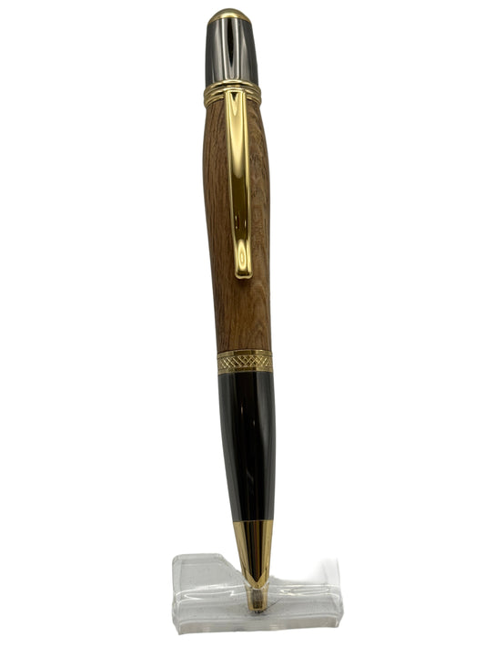 Stalwart Ballpoint Pen - Spalted Tiger Oak
