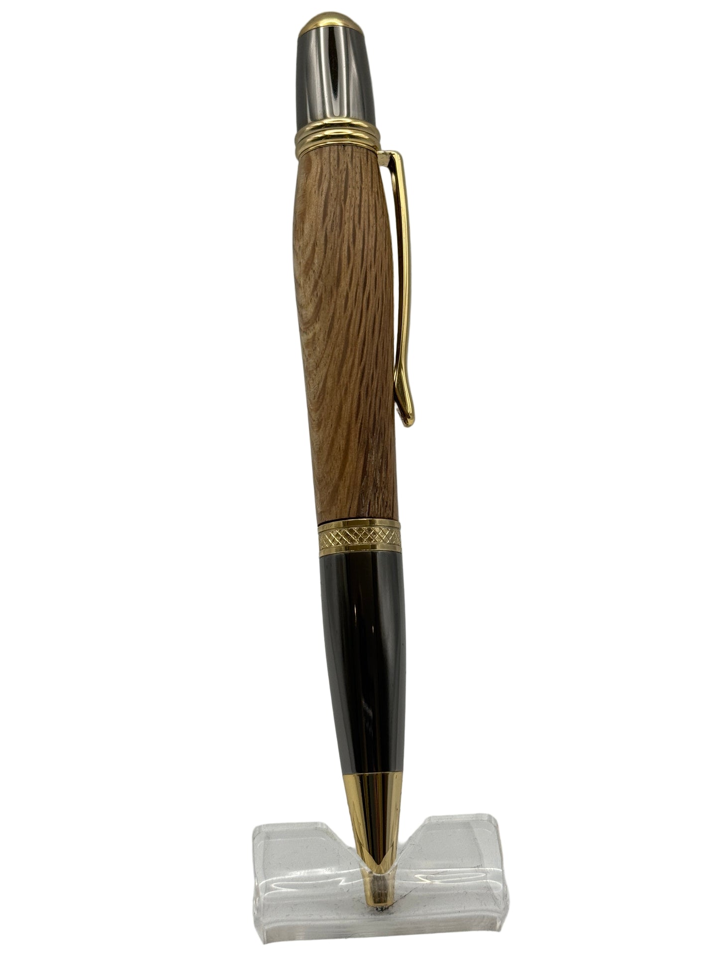 Stalwart Ballpoint Pen - Spalted Tiger Oak