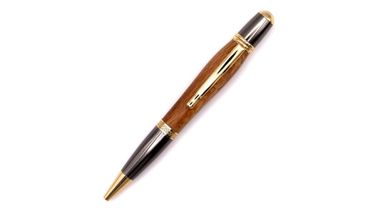 Stalwart ballpoint pen in spalted tiger oak