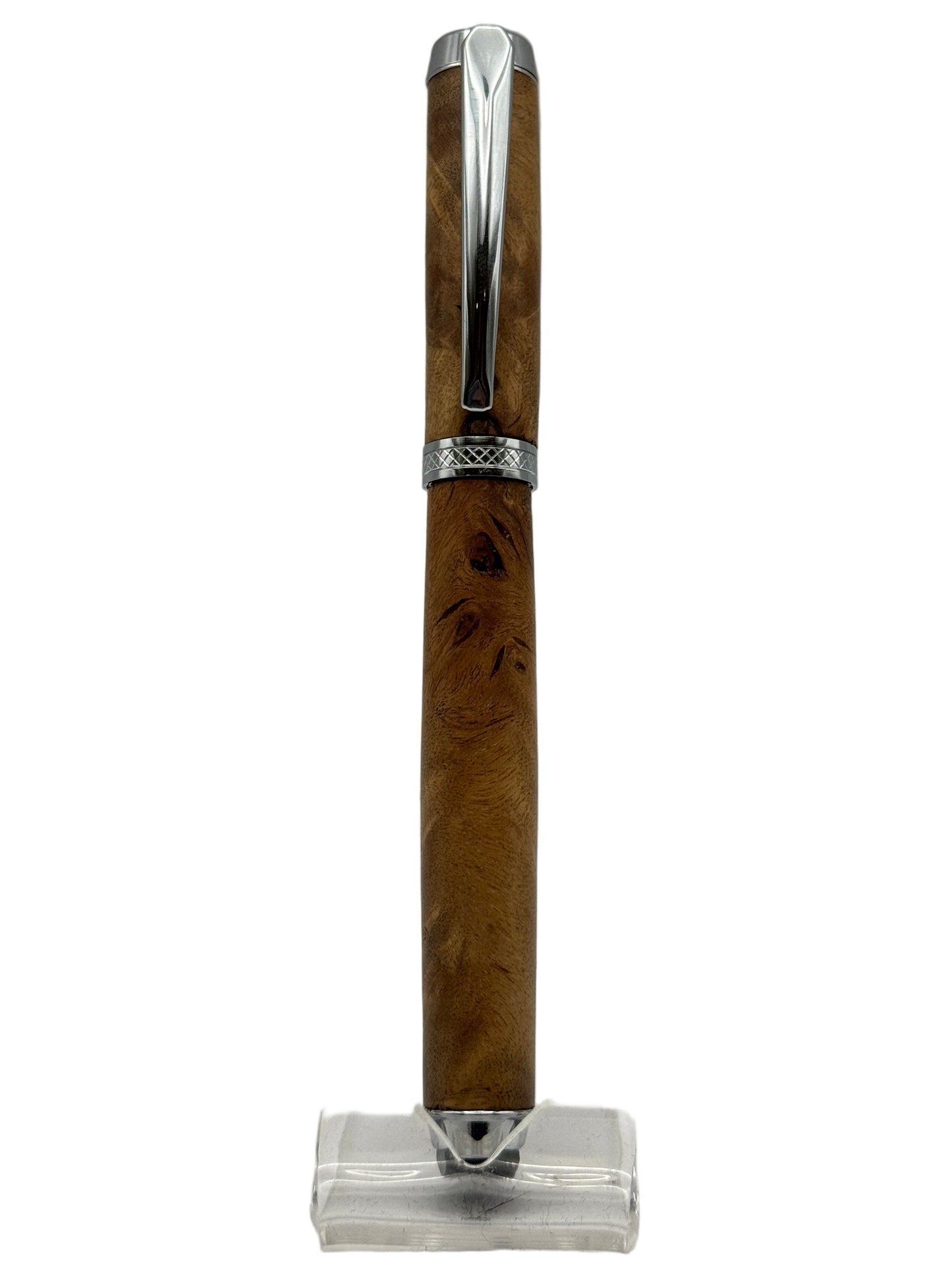 Stellar Fountain Pen - Cottonwood Burl