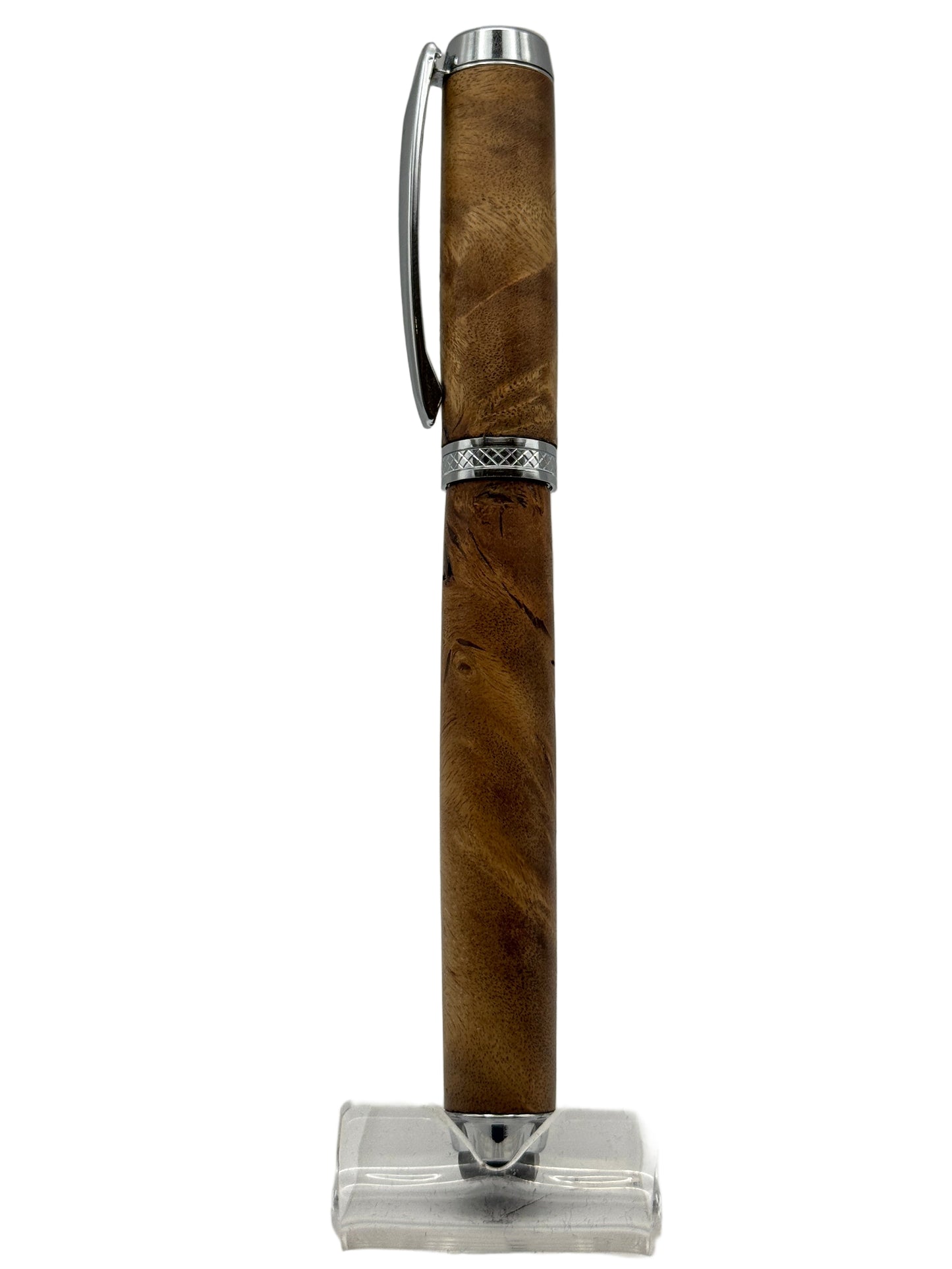 Stellar Fountain Pen - Cottonwood Burl