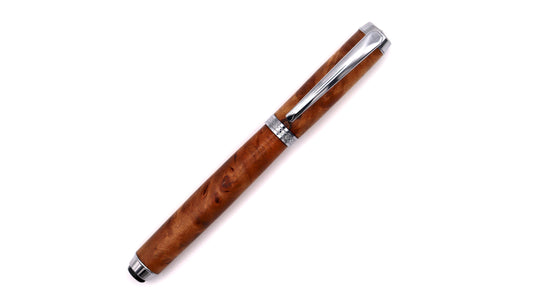 Stellar fountain pen in cottonwood burl