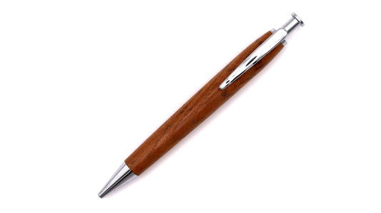 Vault ballpoint pen in tiger oak