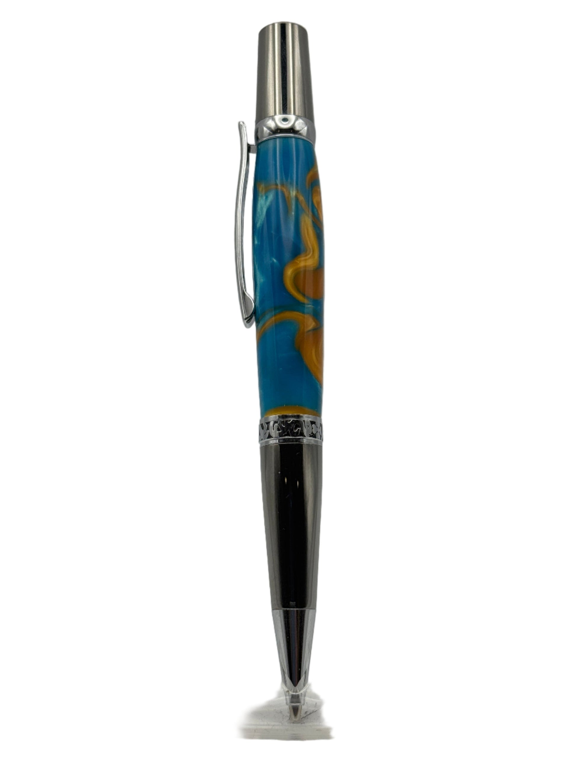 Viscount Fountain Pen & Rollerball Set - Barrier Reef Acrylic