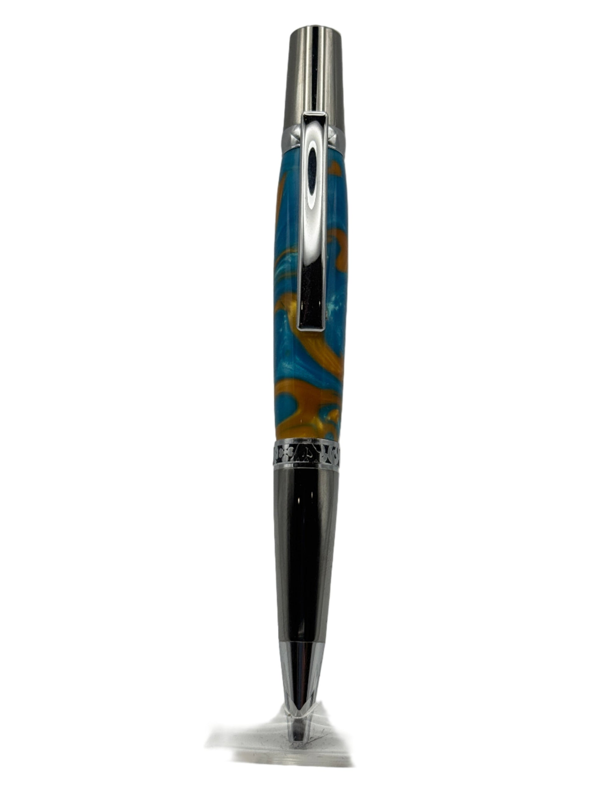 Viscount Fountain Pen & Rollerball Set - Barrier Reef Acrylic