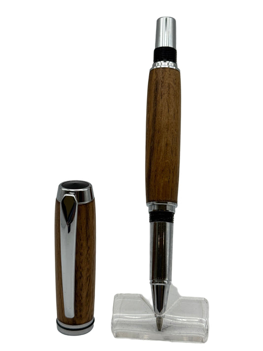 Rollerball Pen - Viscount - Brown Oak
