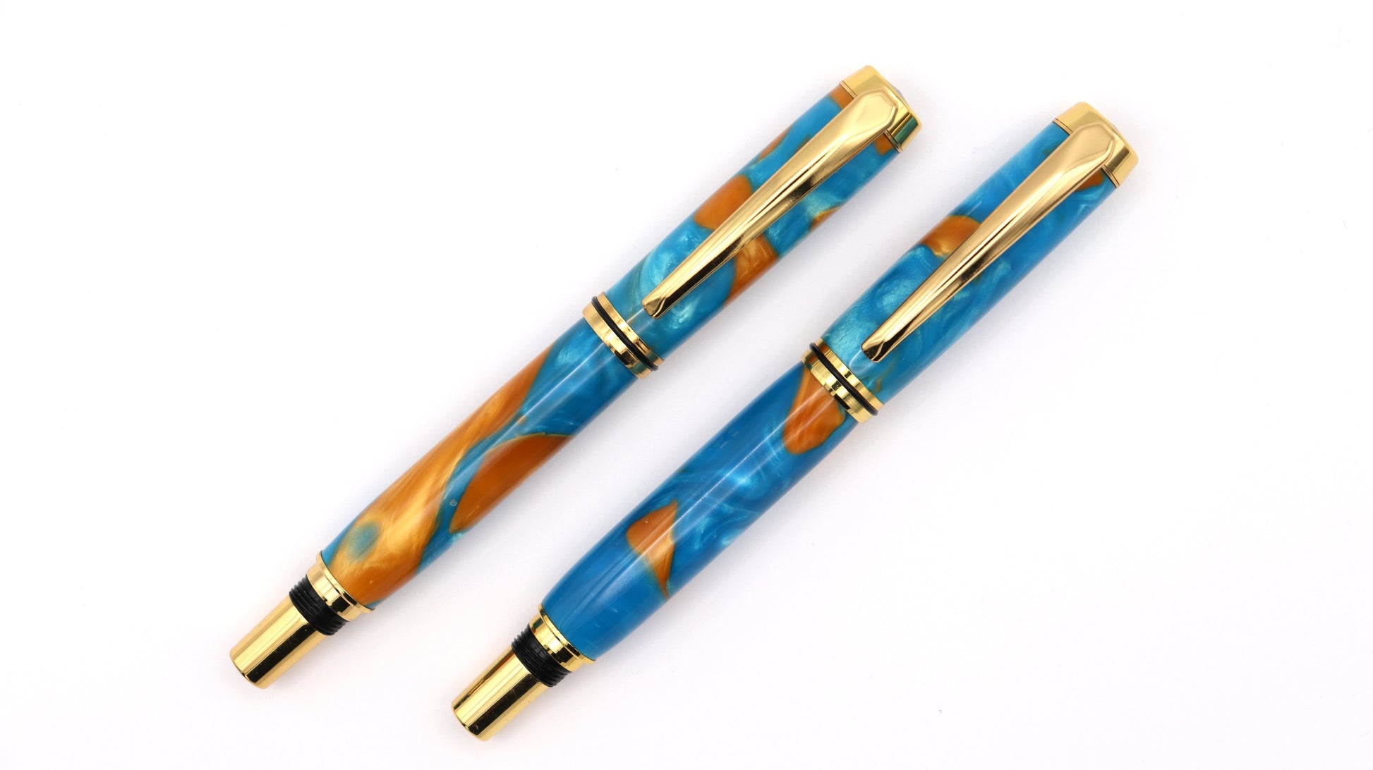 Viscount Fountain Pen & Rollerball Set - Barrier Reef Acrylic