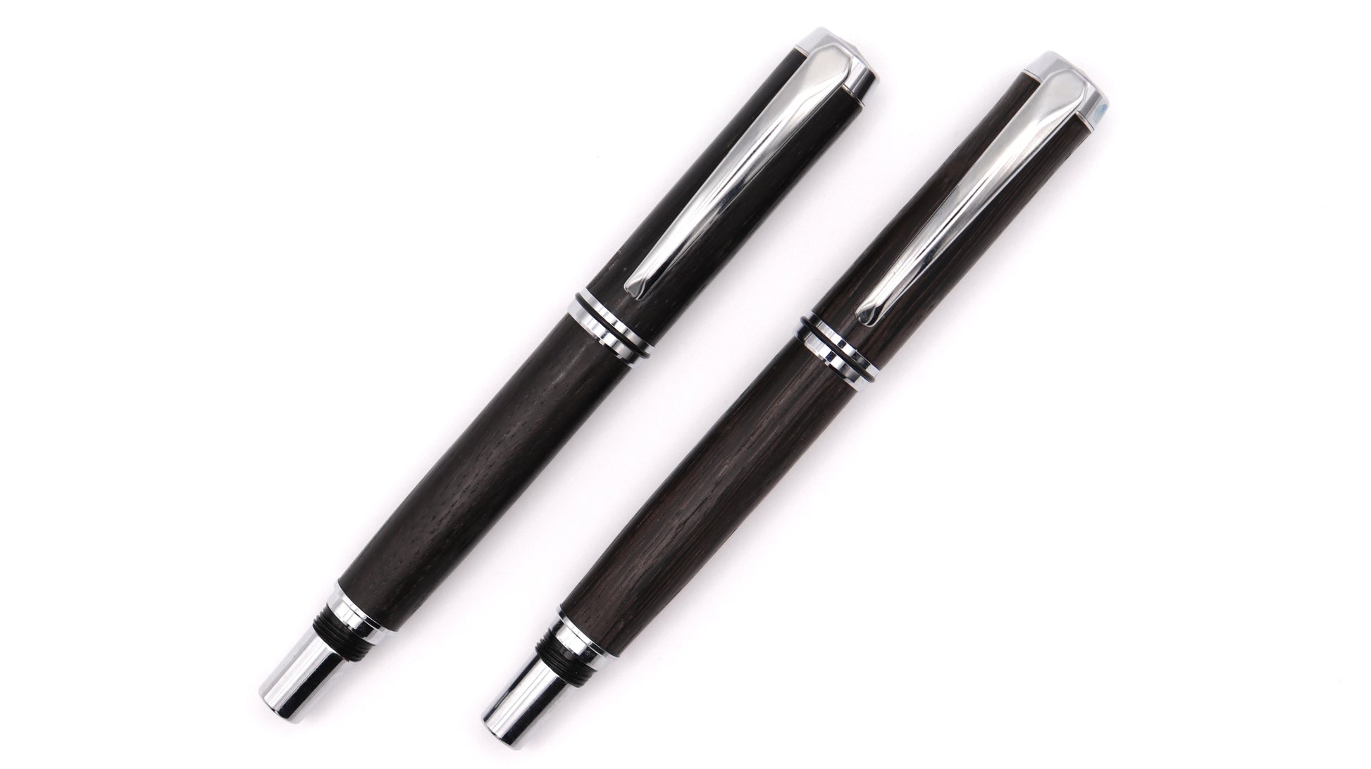 Viscount Fountain Pen & Rollerball Set - Bog Oak