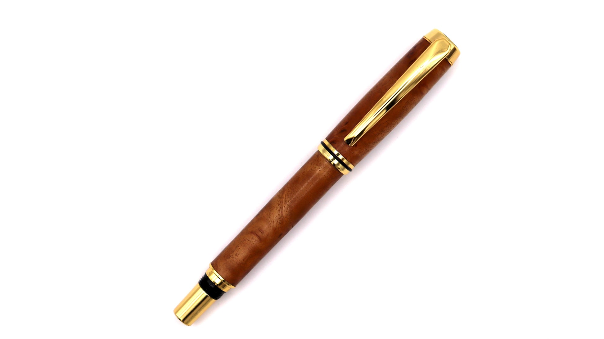 Viscount Rollerball Pen - Yellow Box Burl