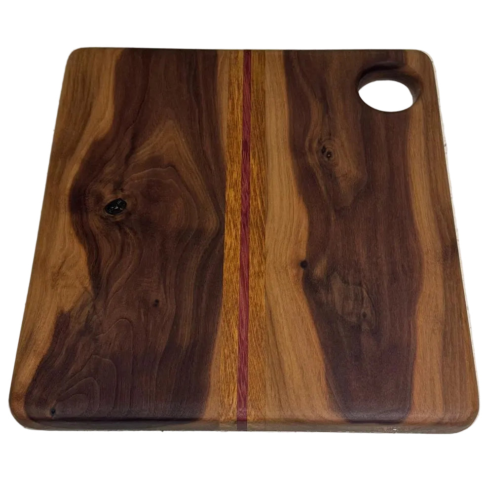 Serving Boards & Platters - Walnut, Maple and Purple Heart