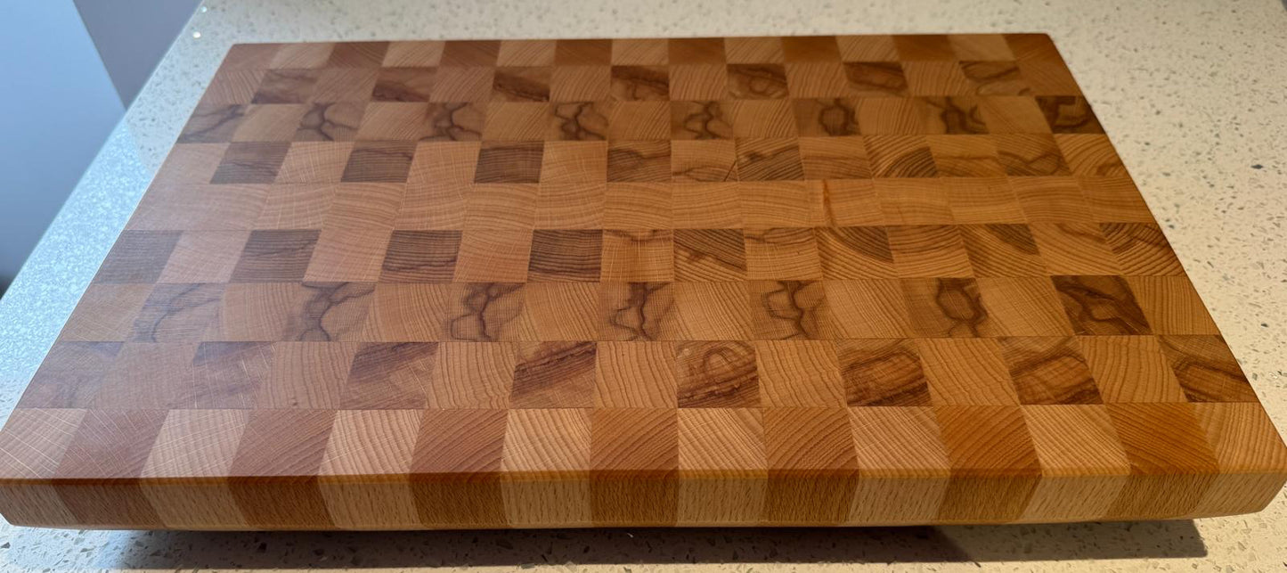 Beech End Grain Cutting Board